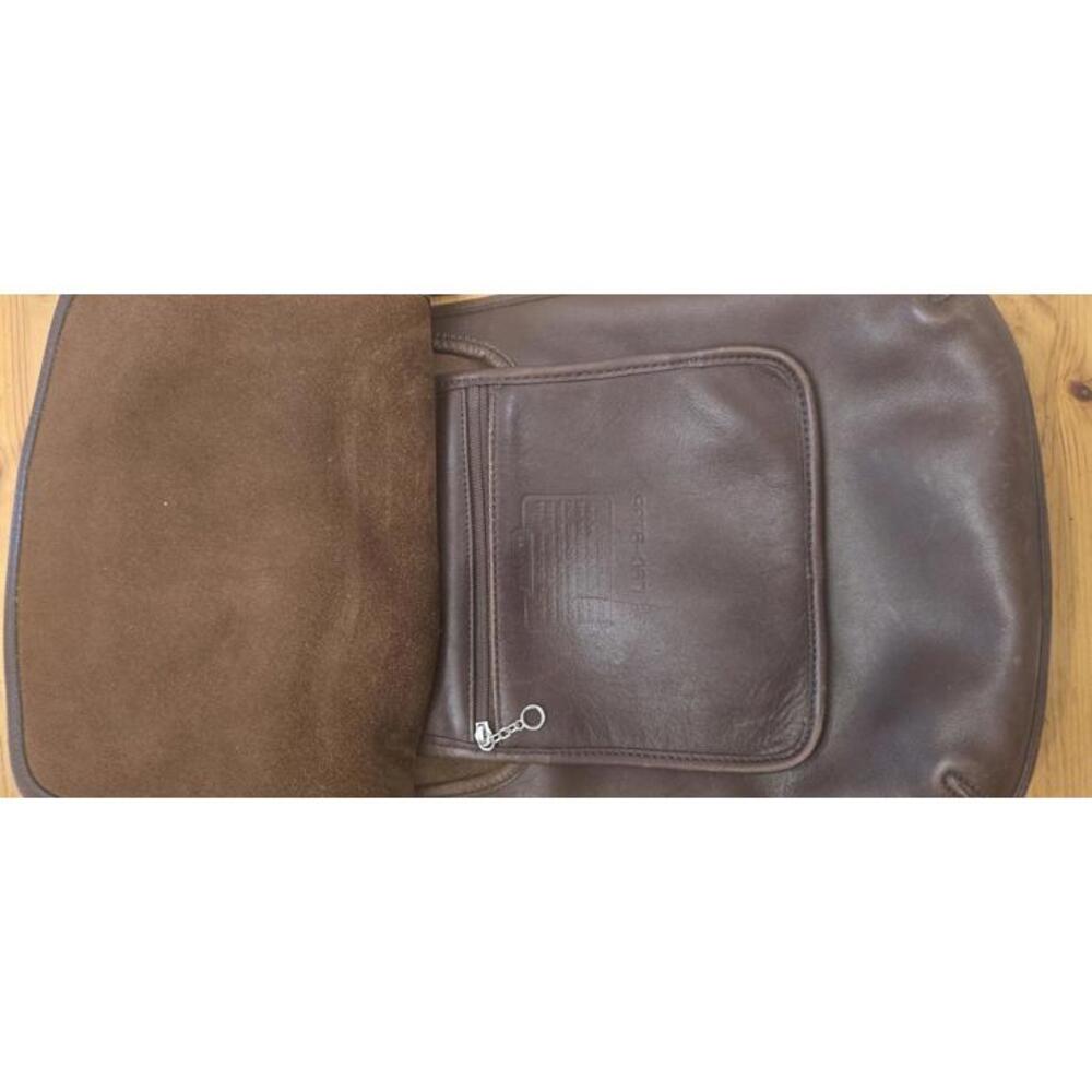 Vintage Coach Leather Hippie Flap Saddle Bag 9135 - Picture 6 of 9